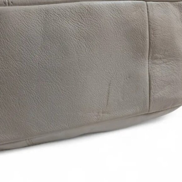 Coach Campbell Eva Flap Satchel White Leather Tote - Picture 12 of 12